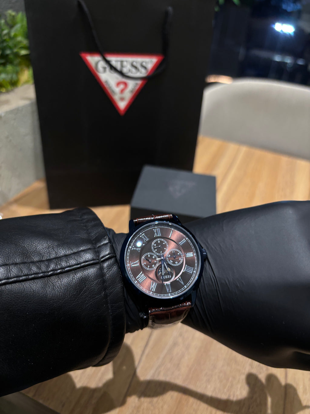 Original Guess Brown Delancy Men's Watch