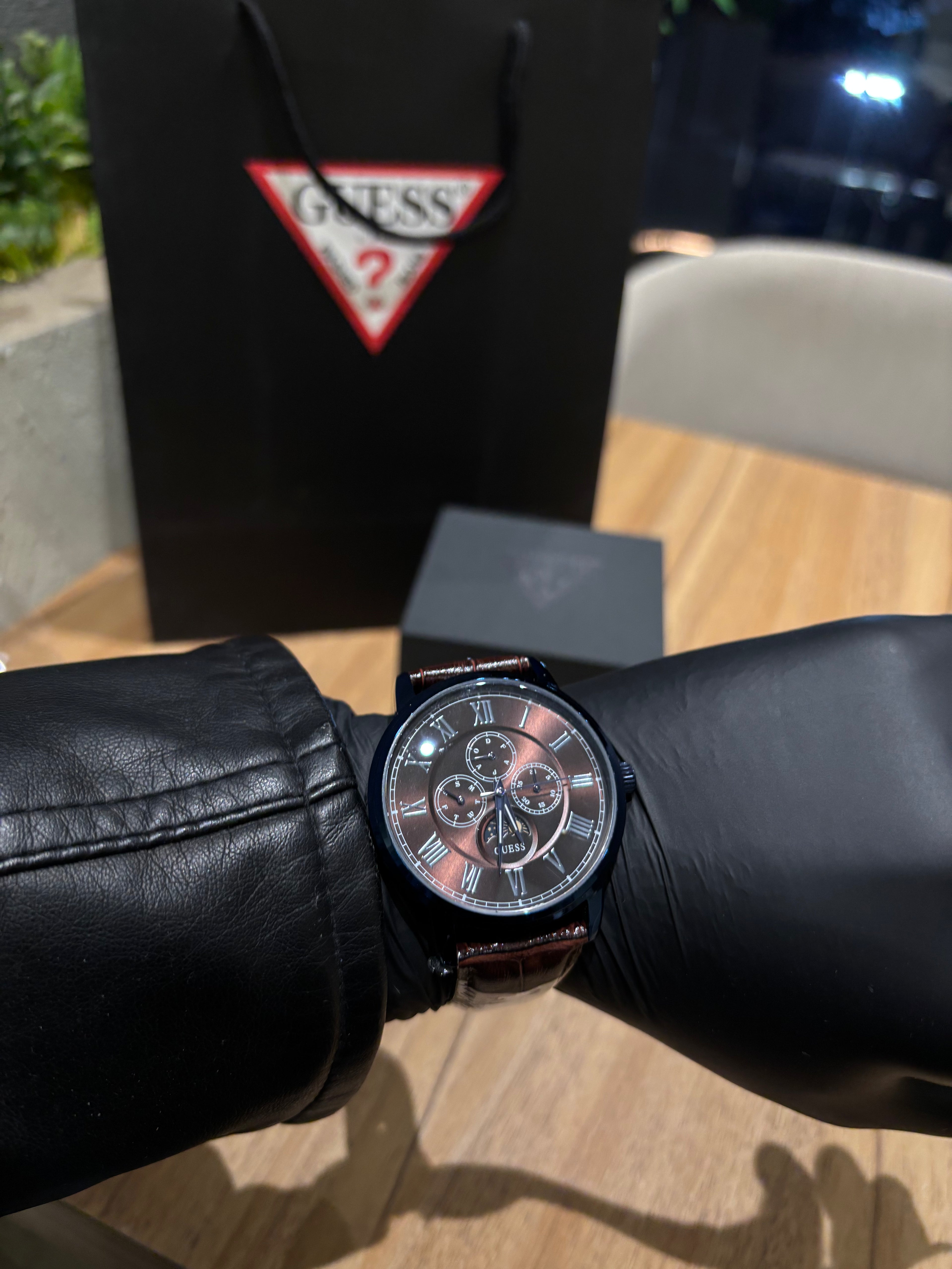 Original Guess Brown Delancy Men's Watch