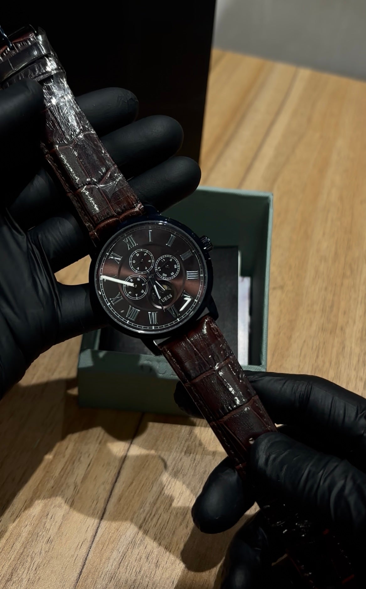 Original Guess Brown Delancy Men's Watch