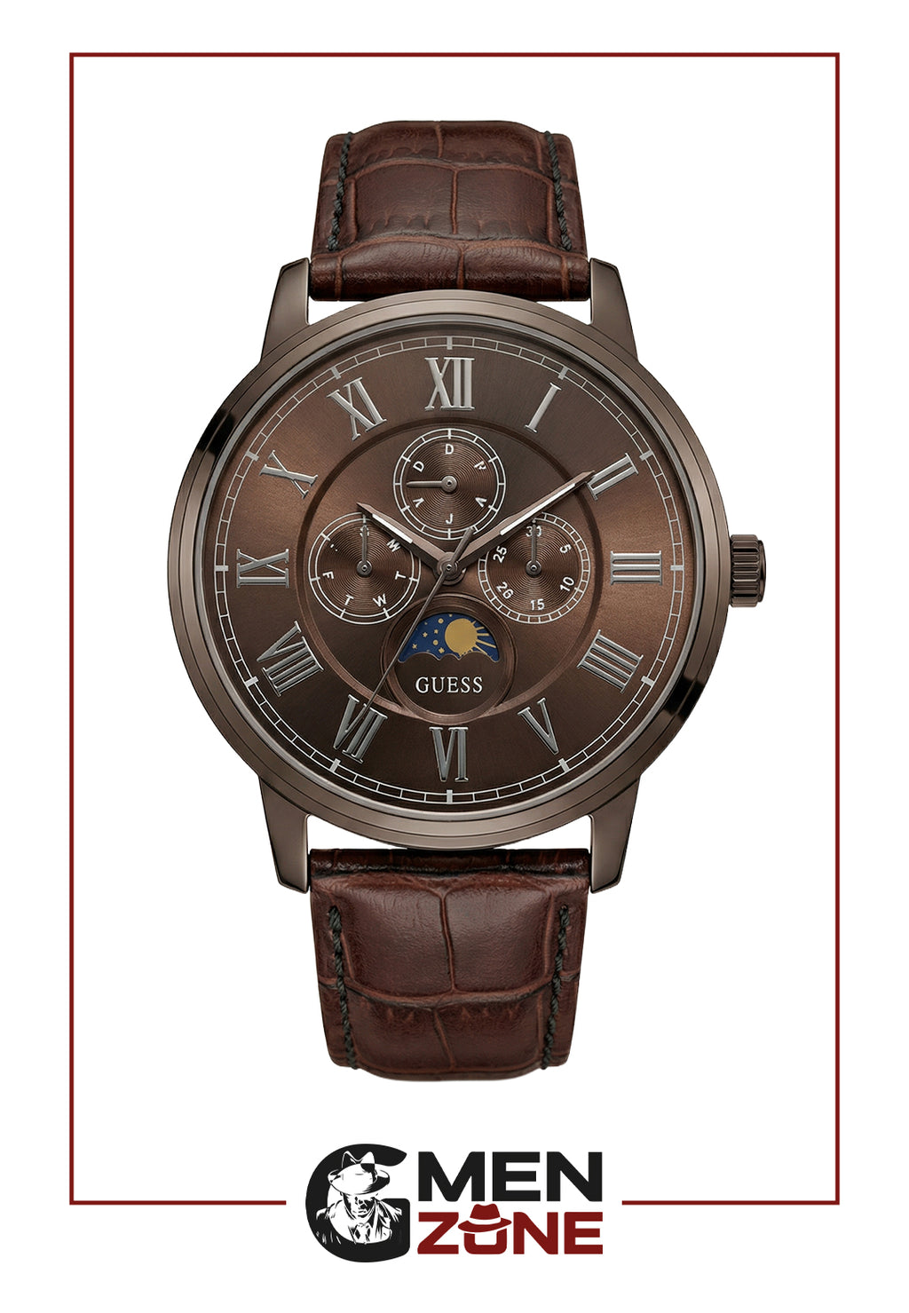 Original Guess Brown Delancy Men's Watch