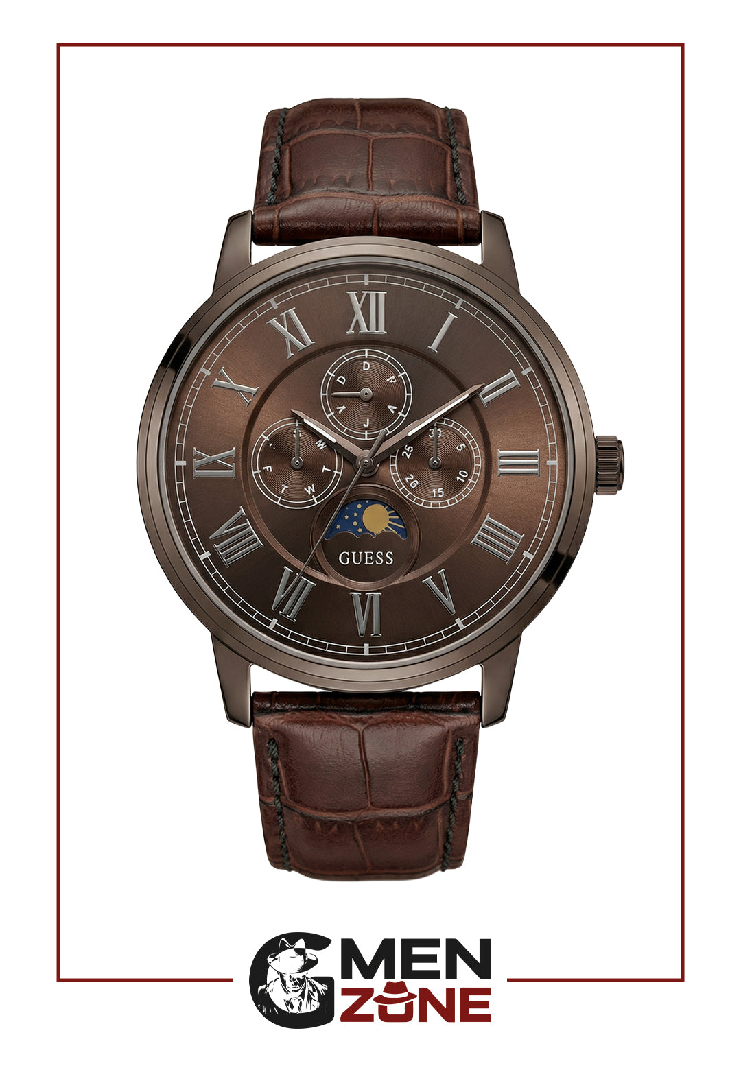 Original Guess Brown Delancy Men's Watch